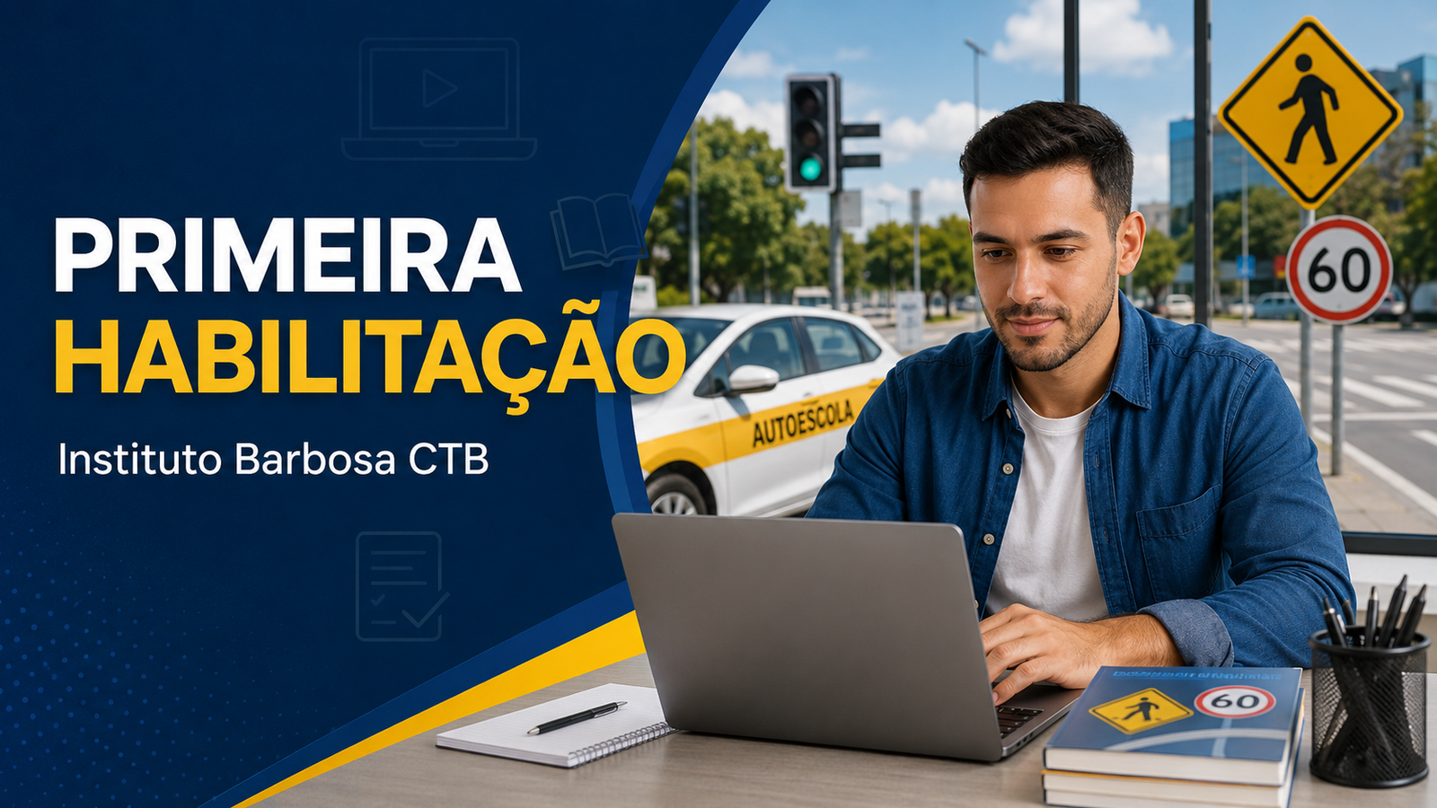 Curso online de Primeira Habilitação do Instituto Barbosa CTB